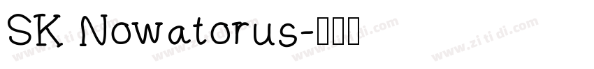 SK Nowatorus字体转换